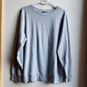 Wildfox Gray Scoop Neck Sweatshirt Size Large